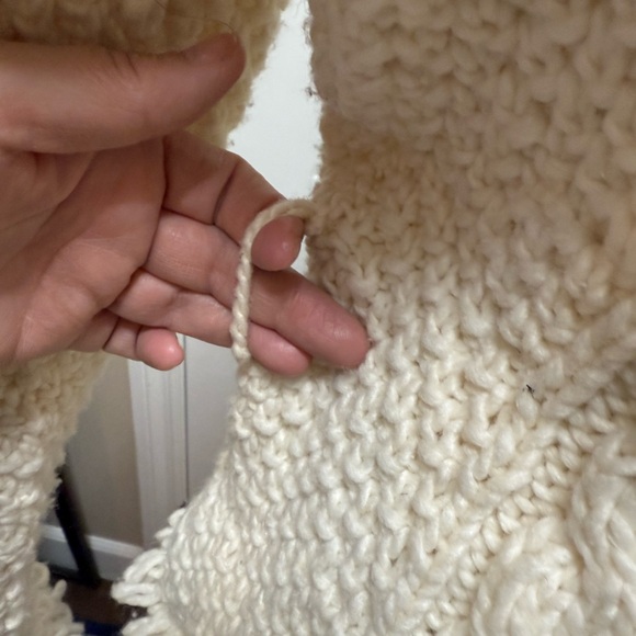 Cozy Cream Hooded Cardigan - Picture 7 of 10
